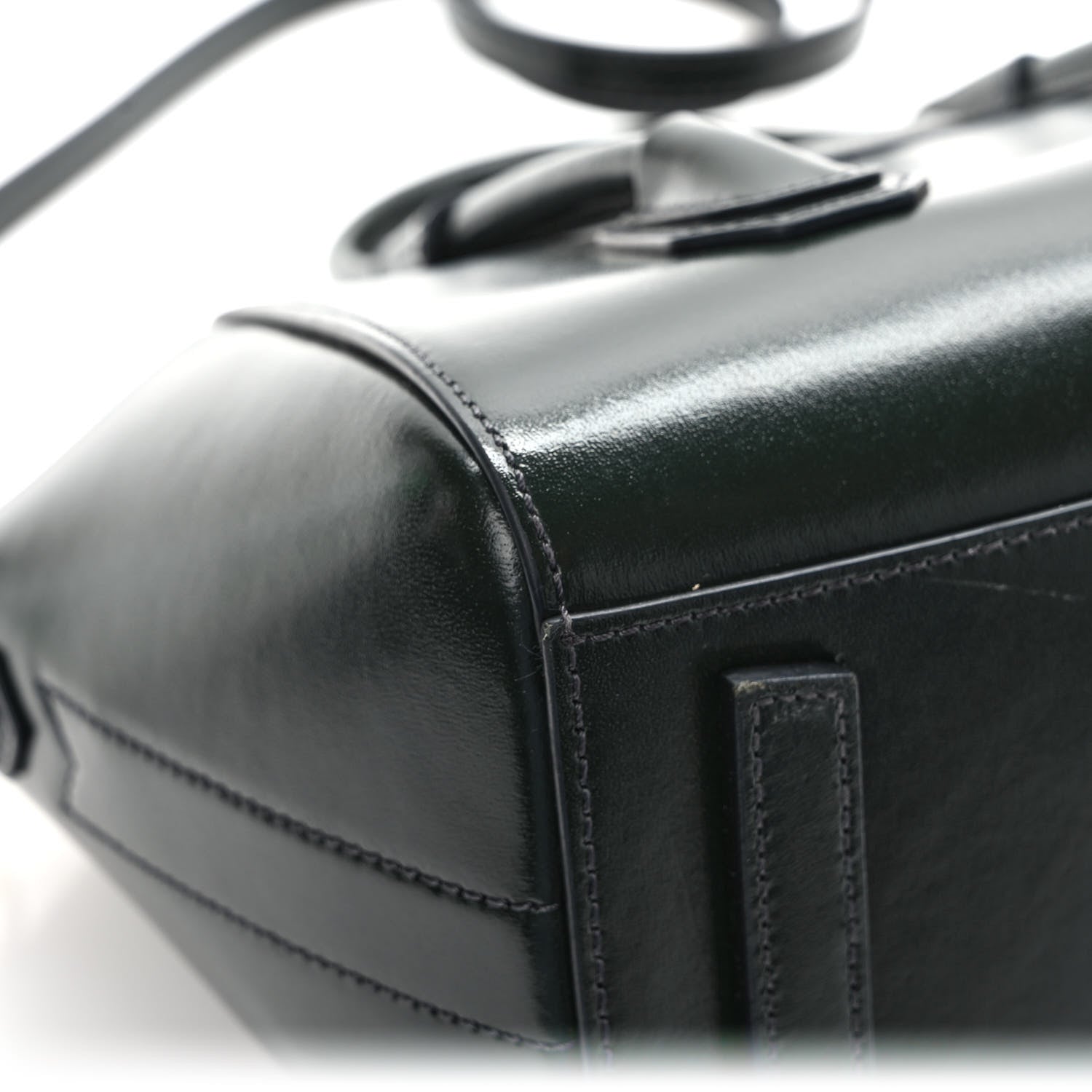 Givenchy Box Calfskin Lock Antigona Shoulder Bag Green Forest 8 of 9