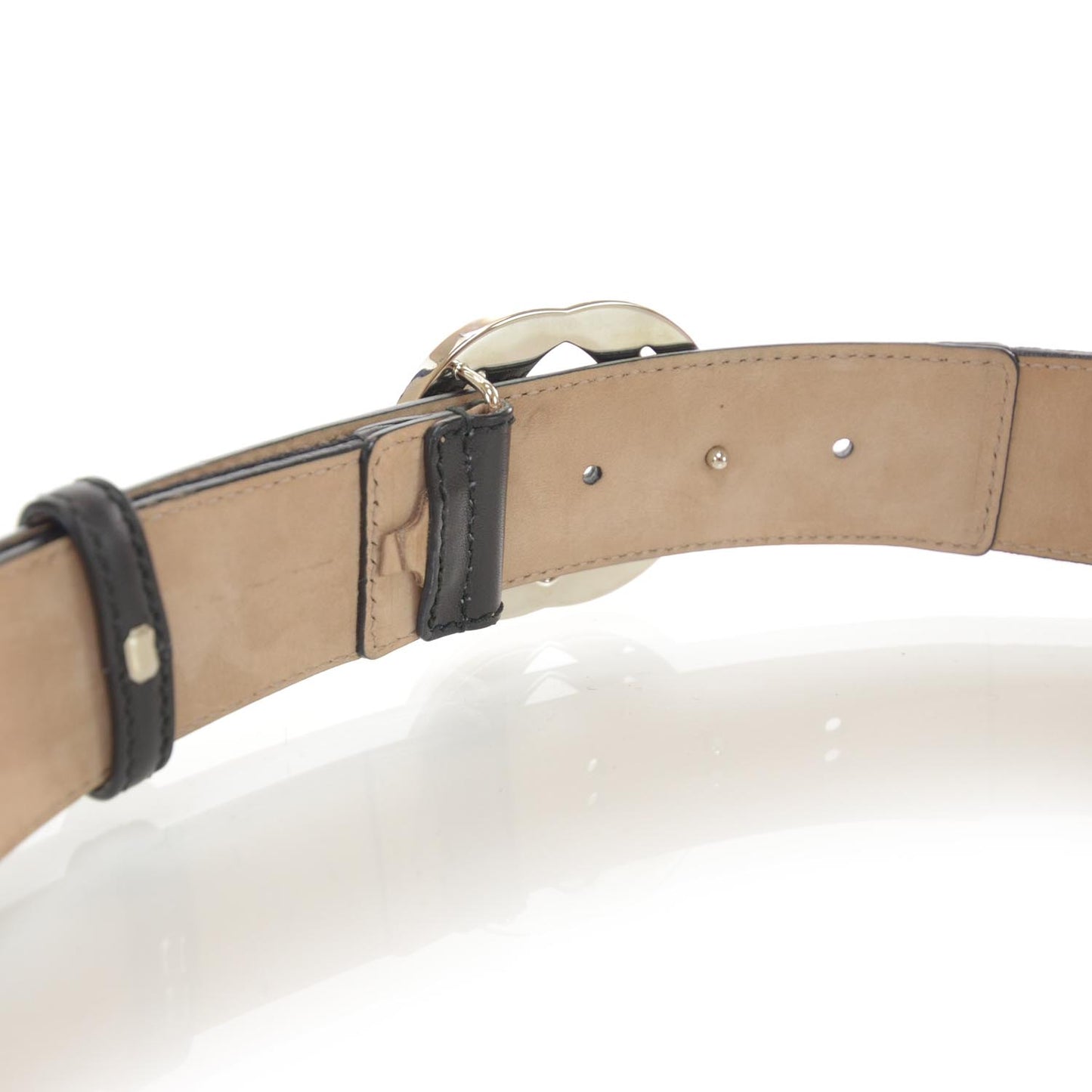 Leather Web GG Belt 95 38