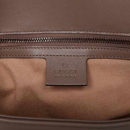 Gucci Calfskin Matelasse Medium GG Marmont Shoulder Bag Porcelain Rose 6 of 7