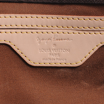 Louis Vuitton Monogram Kusama Town Speedy 30 Blue 6 of 7