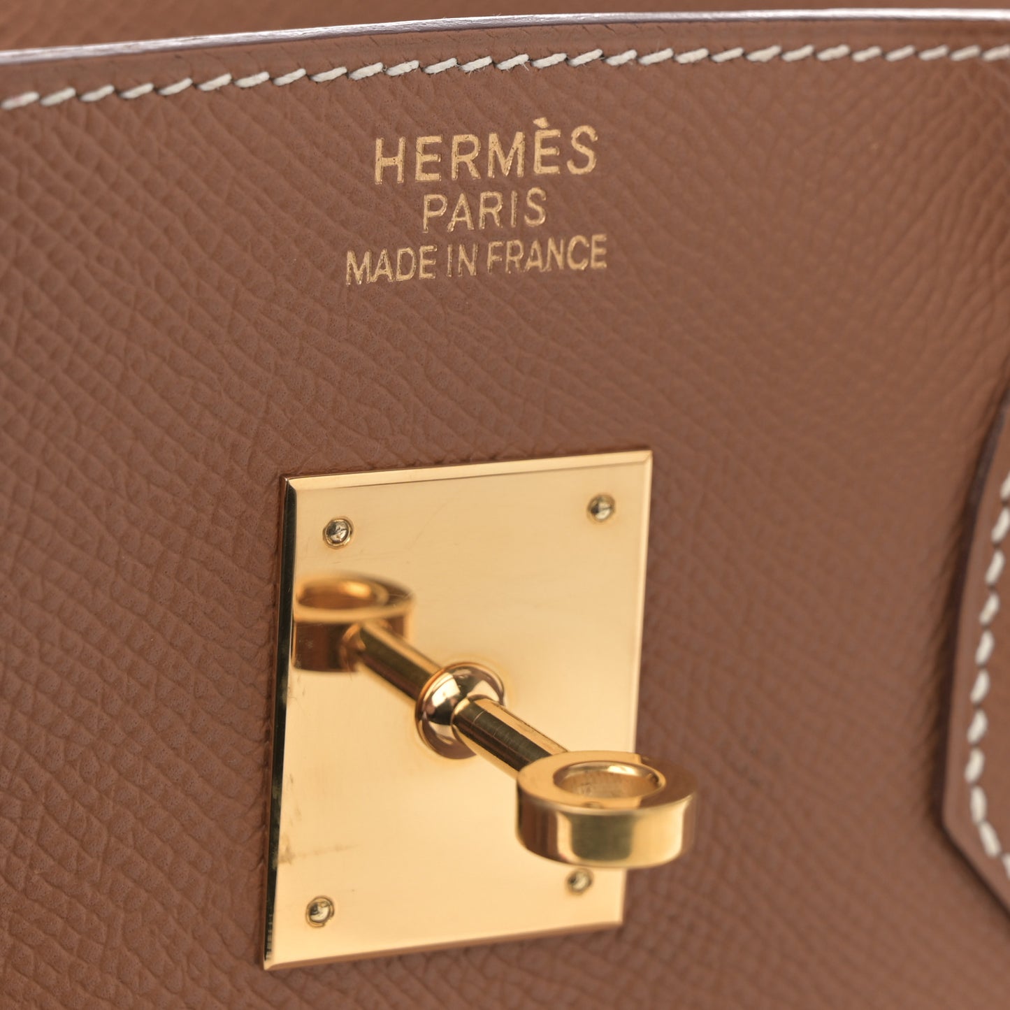 Epsom Birkin 35 Gold