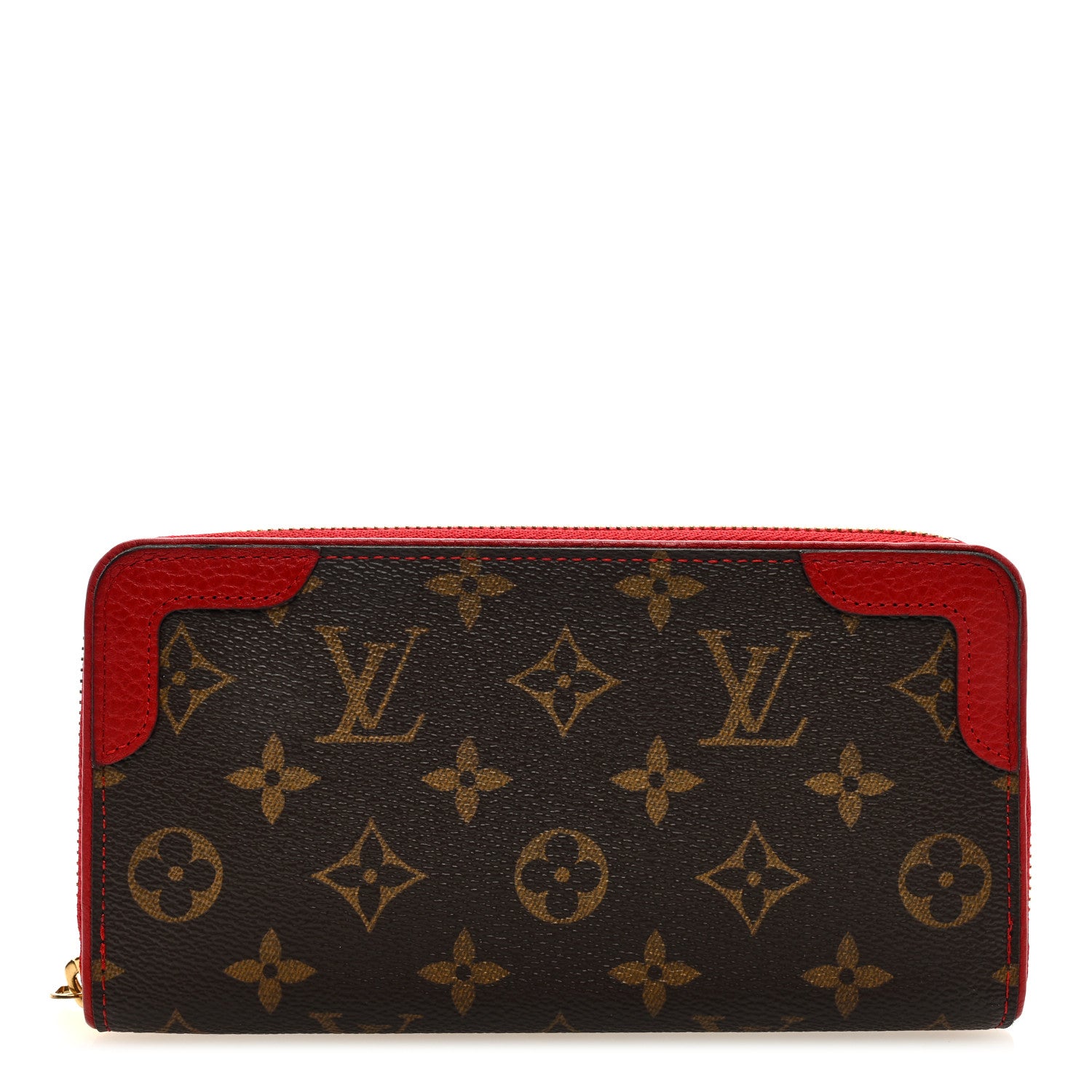Louis Vuitton Monogram Retiro Zippy Wallet Cherry 1 of 6