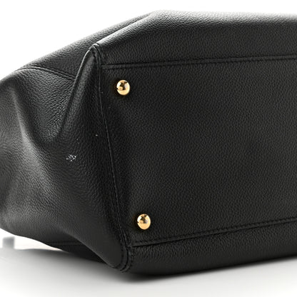 Chanel Calfskin Small Cerf Executive Shopper Tote Black 9 of 10