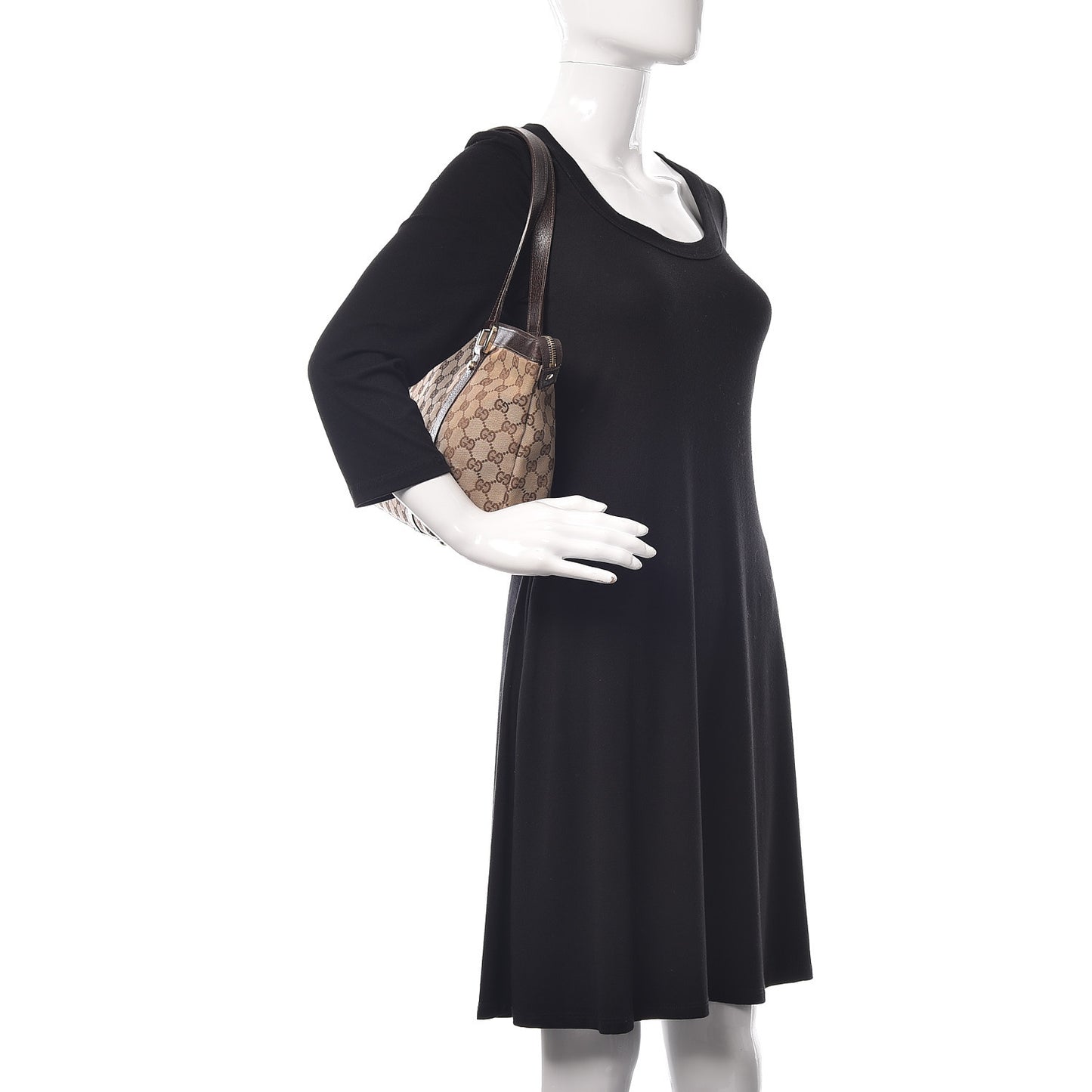 Monogram Medium Abbey Tote Brown