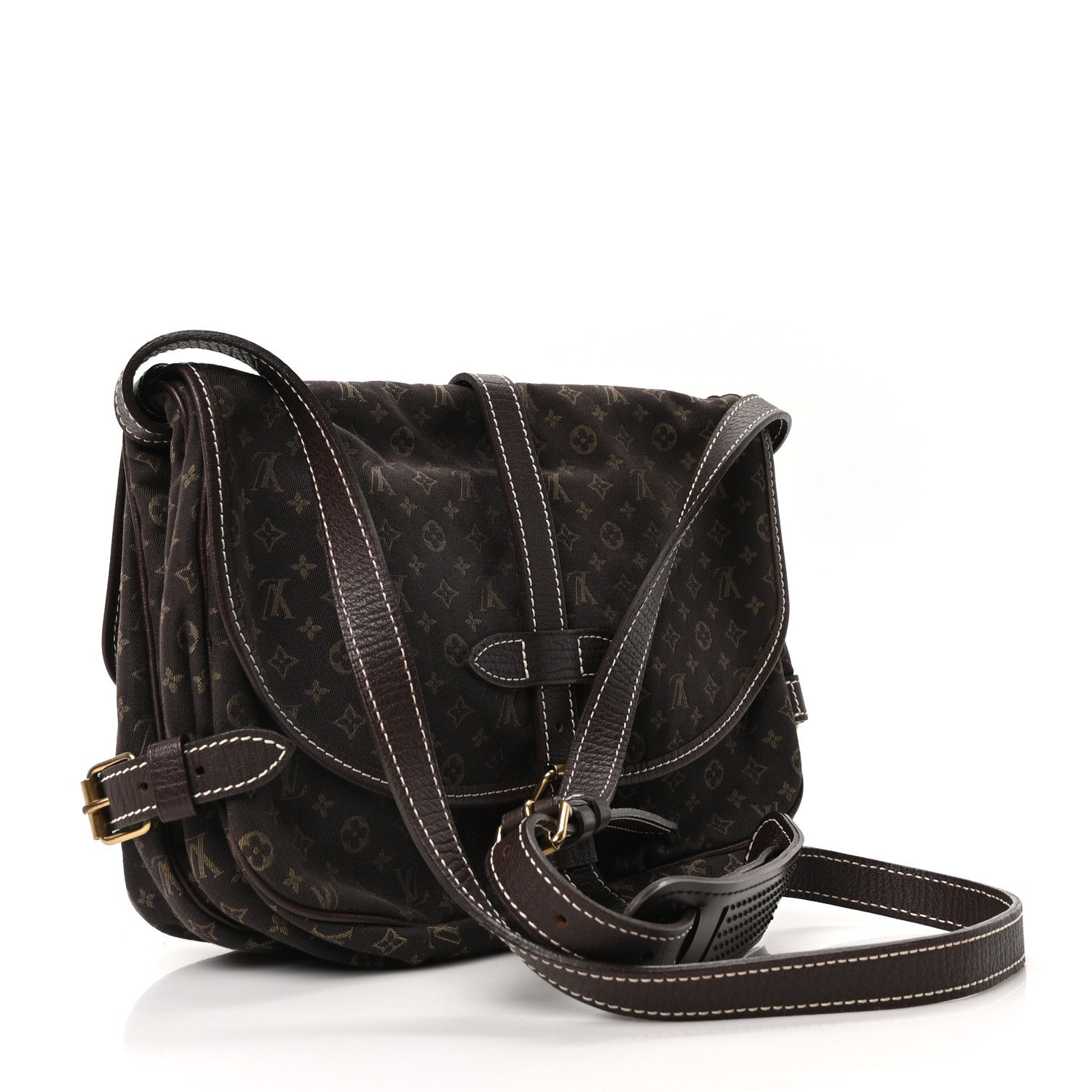 Louis Vuitton Monogram Mini Lin Saumur Ebene 3 of 9