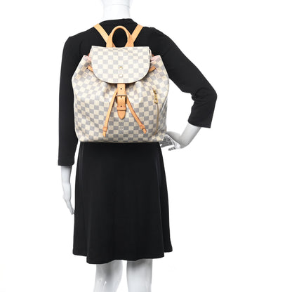 Louis Vuitton Damier Azur Sperone Backpack 2 of 10