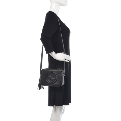 Gucci Pebbled Calfskin Small Soho Disco Bag Black 2 of 9