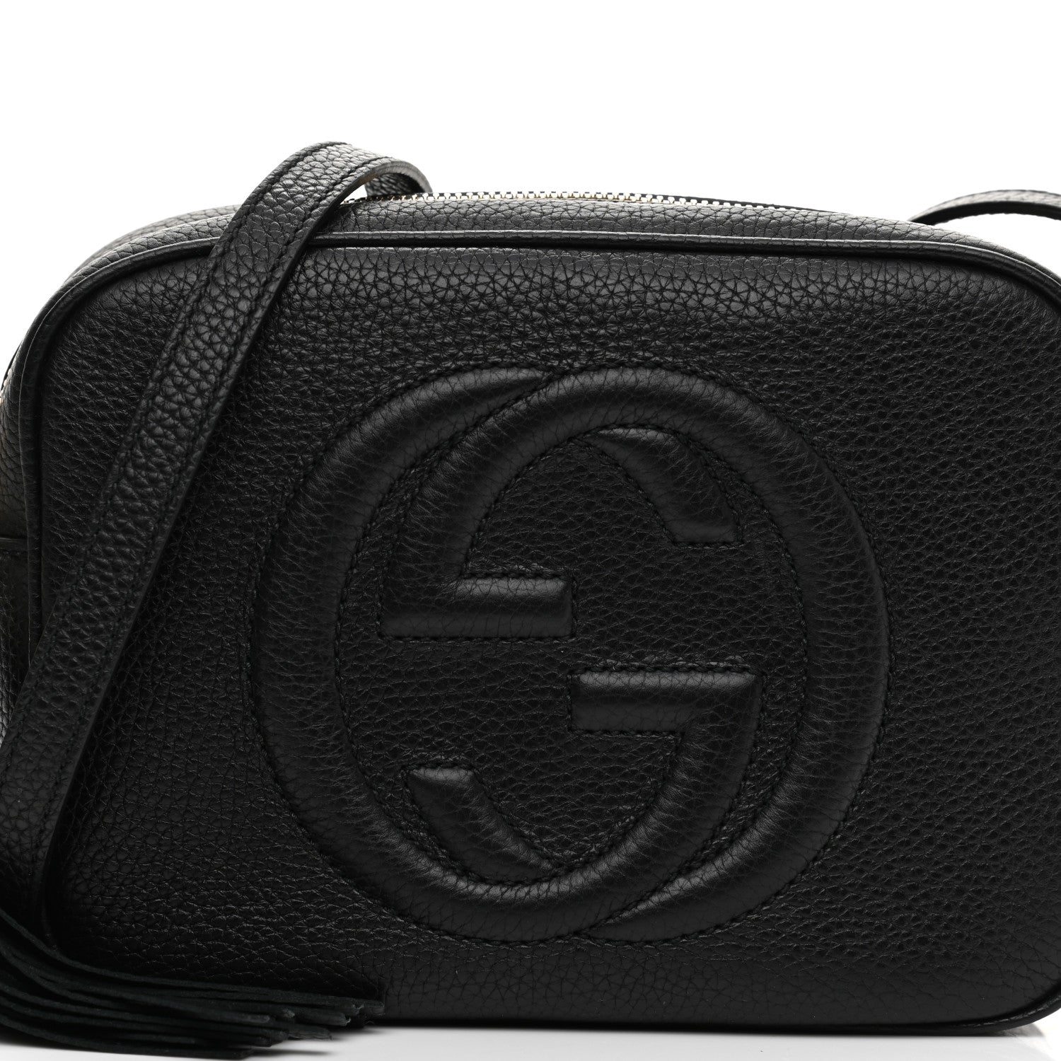 Gucci Pebbled Calfskin Small Soho Disco Bag Black 8 of 8