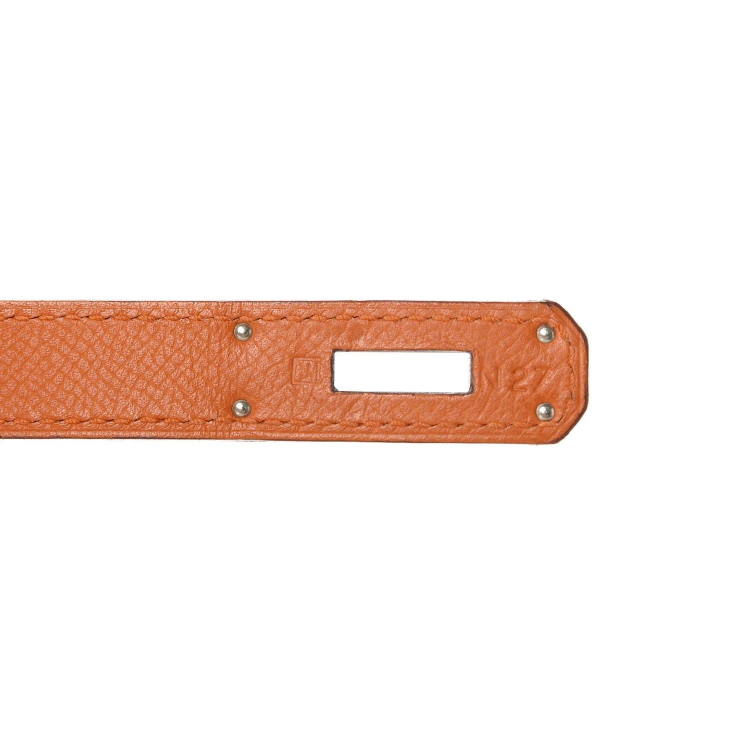 Hermes Epsom Kelly Sellier 32 Orange 9 of 10