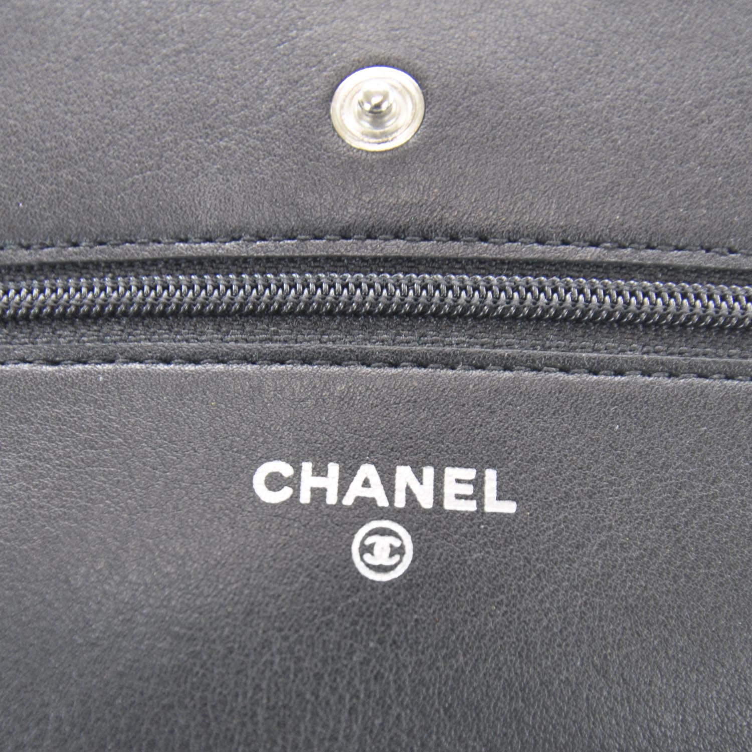 Chanel Patent Wallet On Chain WOC Black 9 of 11