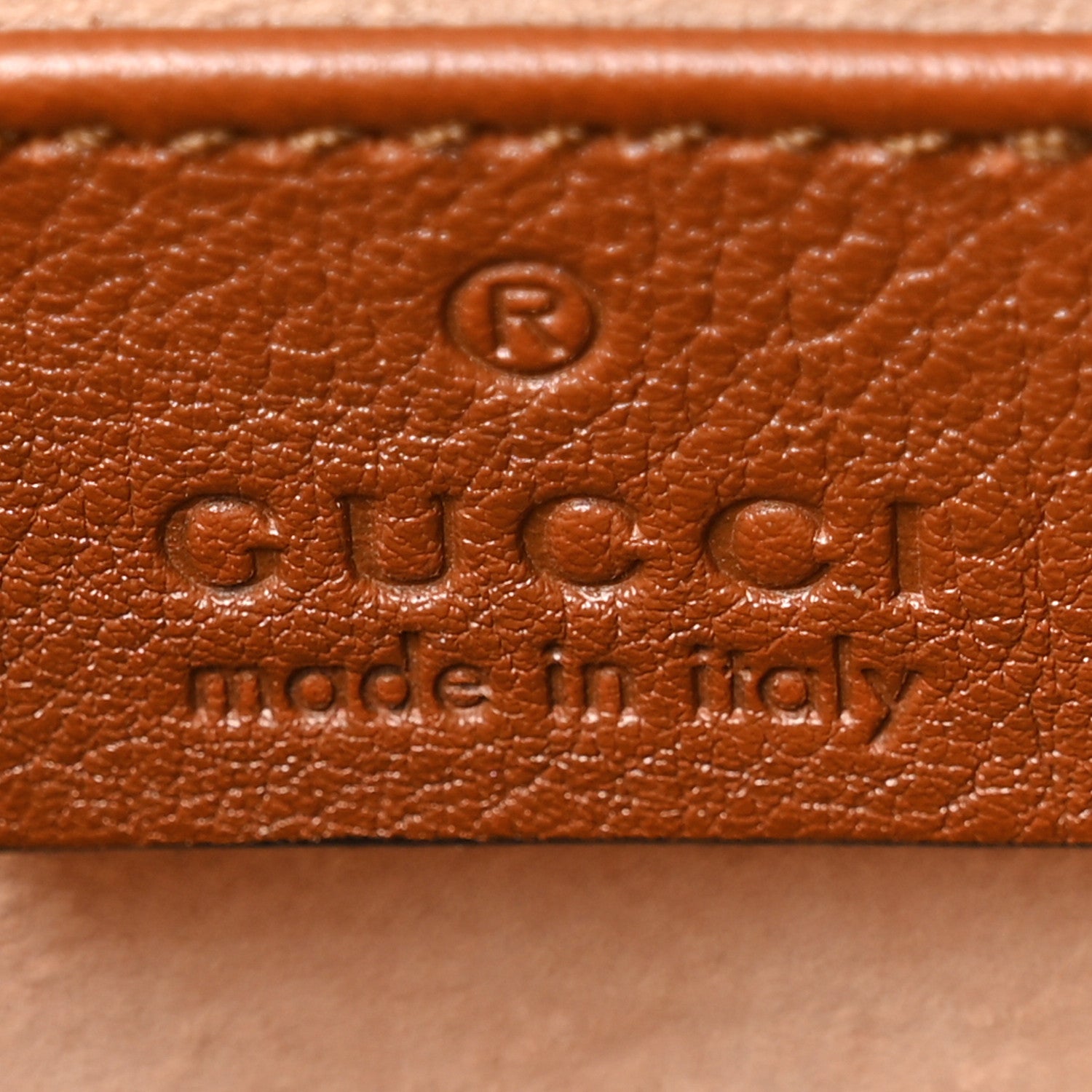 Gucci Wonka Grain Calfskin Mini Diana Tote Bag Cuir Orange Fluo 6 of 10