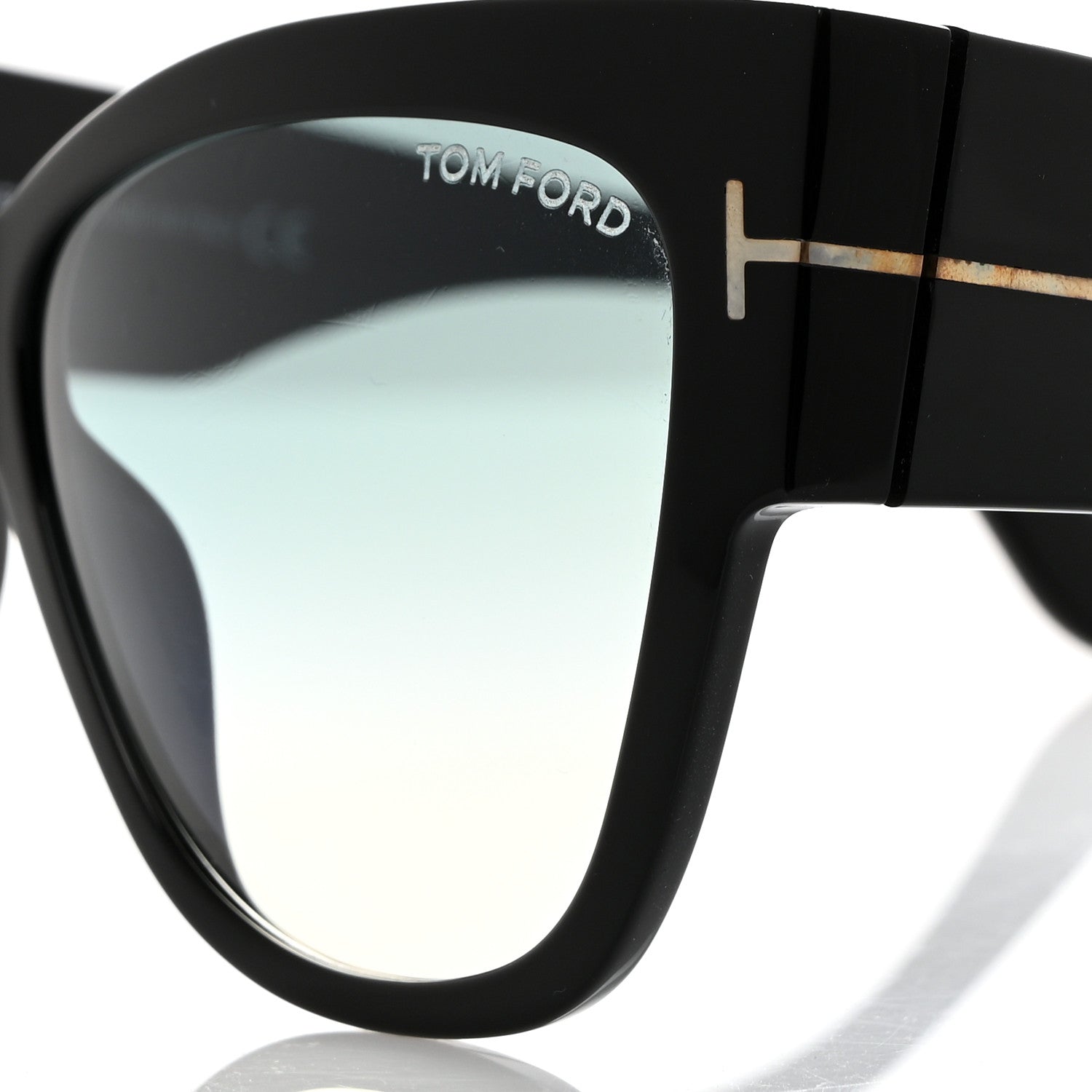 Tom Ford Acetate Anoushka Cat Eye Sunglasses TF371 Black 7 of 8