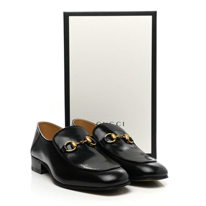 Gucci Goatskin Womens Horsebit Mid-Heel Loafers 40 Black 11 of 11