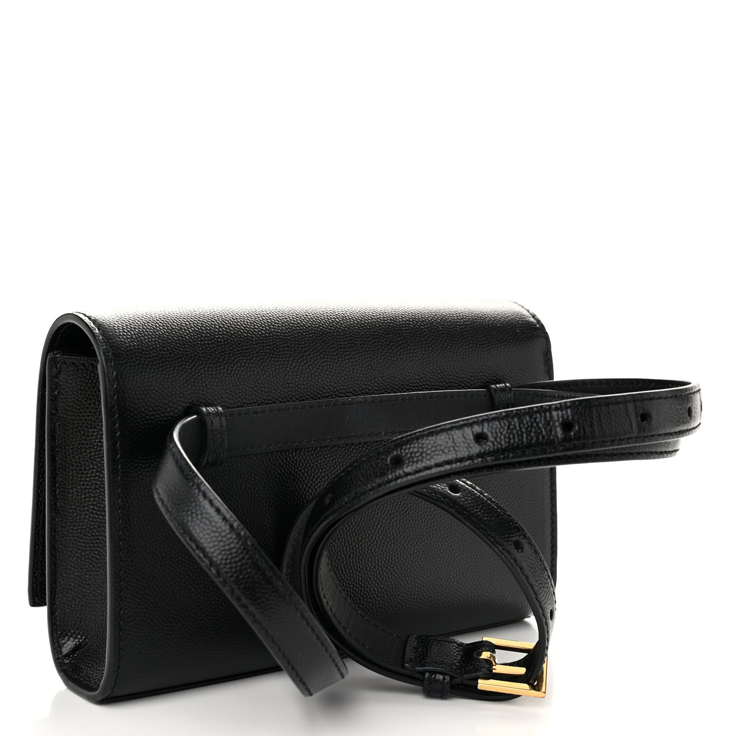 Saint Laurent Grain De Poudre Monogram Kate Belt Bag Black 3 of 10