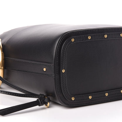 Chloe Smooth Calfskin Small Roy Bucket Bag Black 9 of 11
