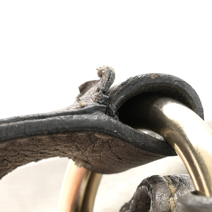 Prada Metallic Vitello Daino Side Pocket Hobo Acciaio 16 of 25