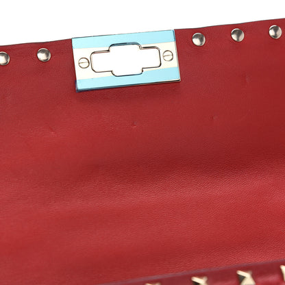 Valentino Garavani Nappa Small Rockstud Spike Shoulder Bag Rosso Valentino 9 of 9