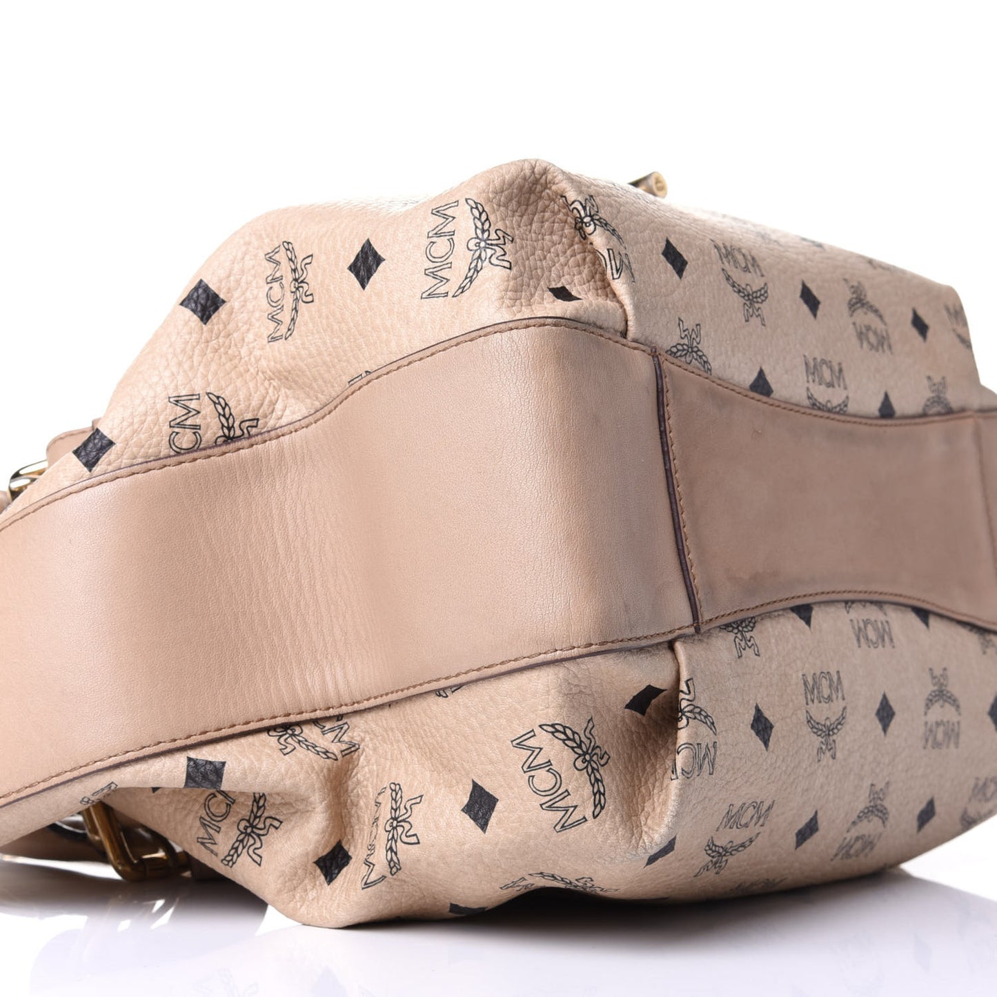Visetos Drawstring Bucket Bag Beige