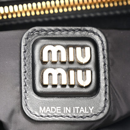 Miu Miu Nappa Hobo Bag Black 6 of 9