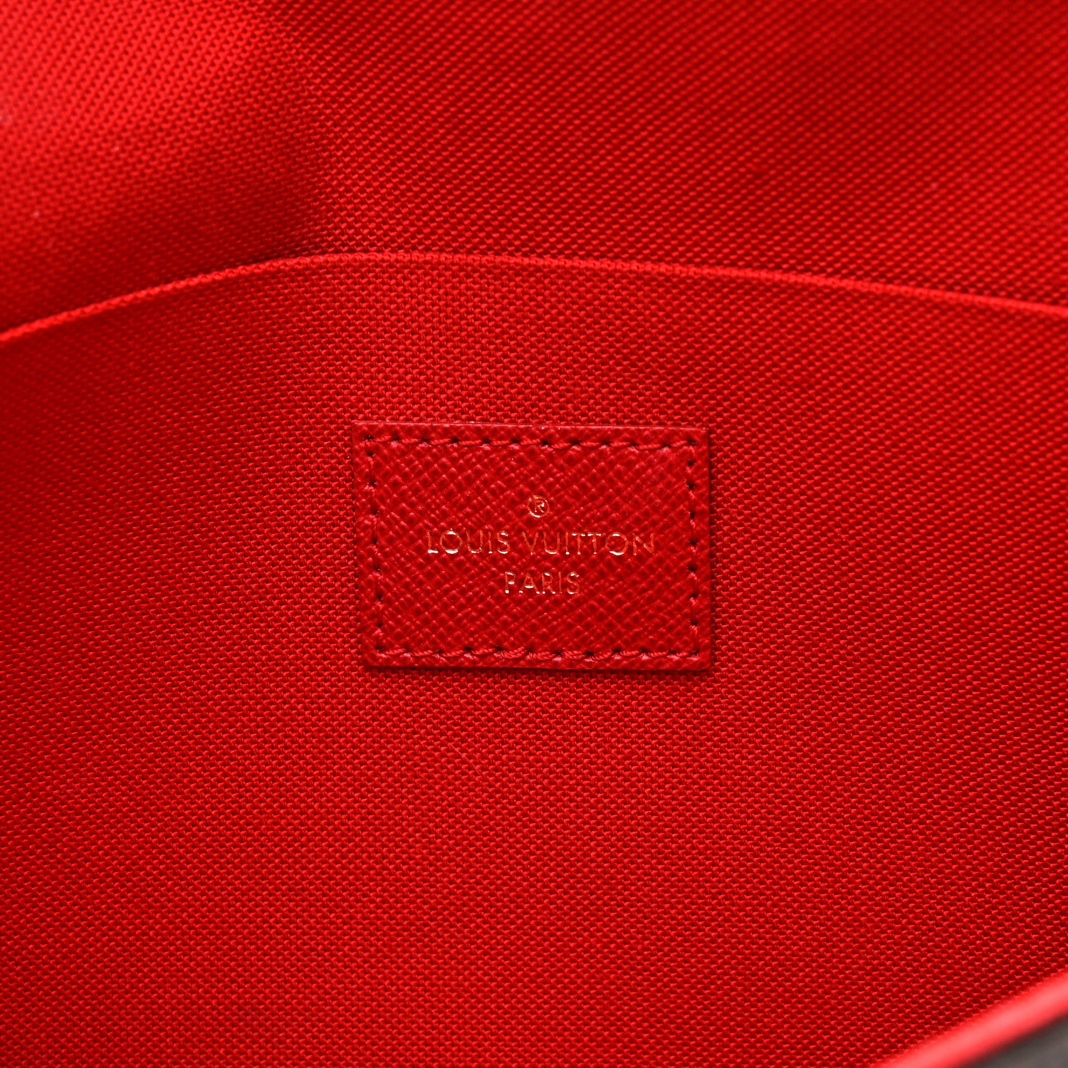 Louis Vuitton Damier Ebene Pochette Felicie Chain Wallet 7 of 12