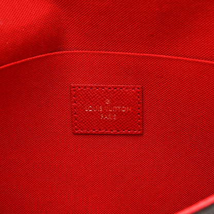 Louis Vuitton Damier Ebene Pochette Felicie Chain Wallet 7 of 12