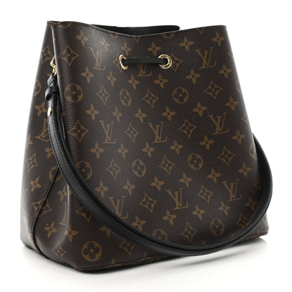 Louis Vuitton Monogram Neonoe MM Black 2 of 12