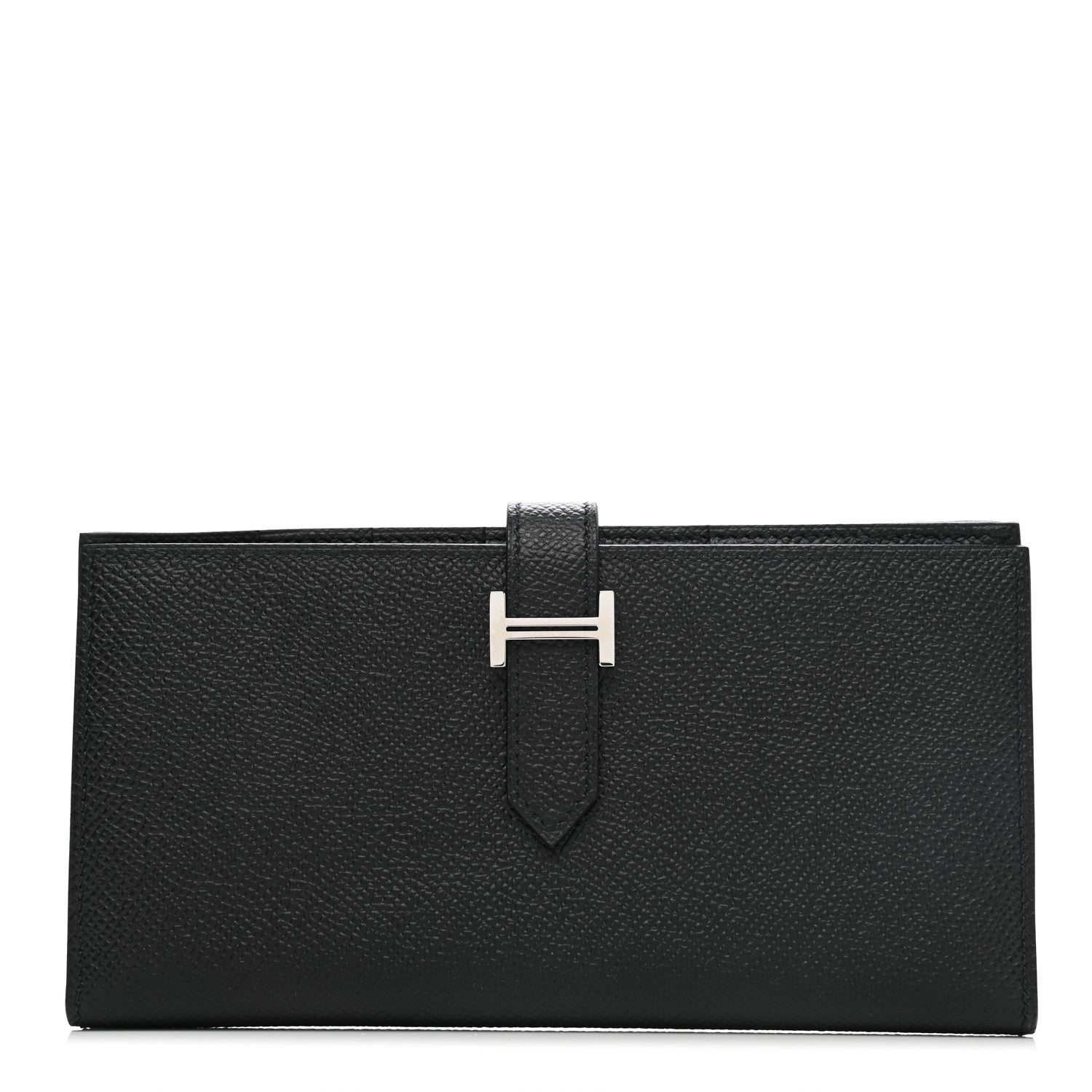 Hermes Epsom Bearn Gusset Wallet Black 1 of 8