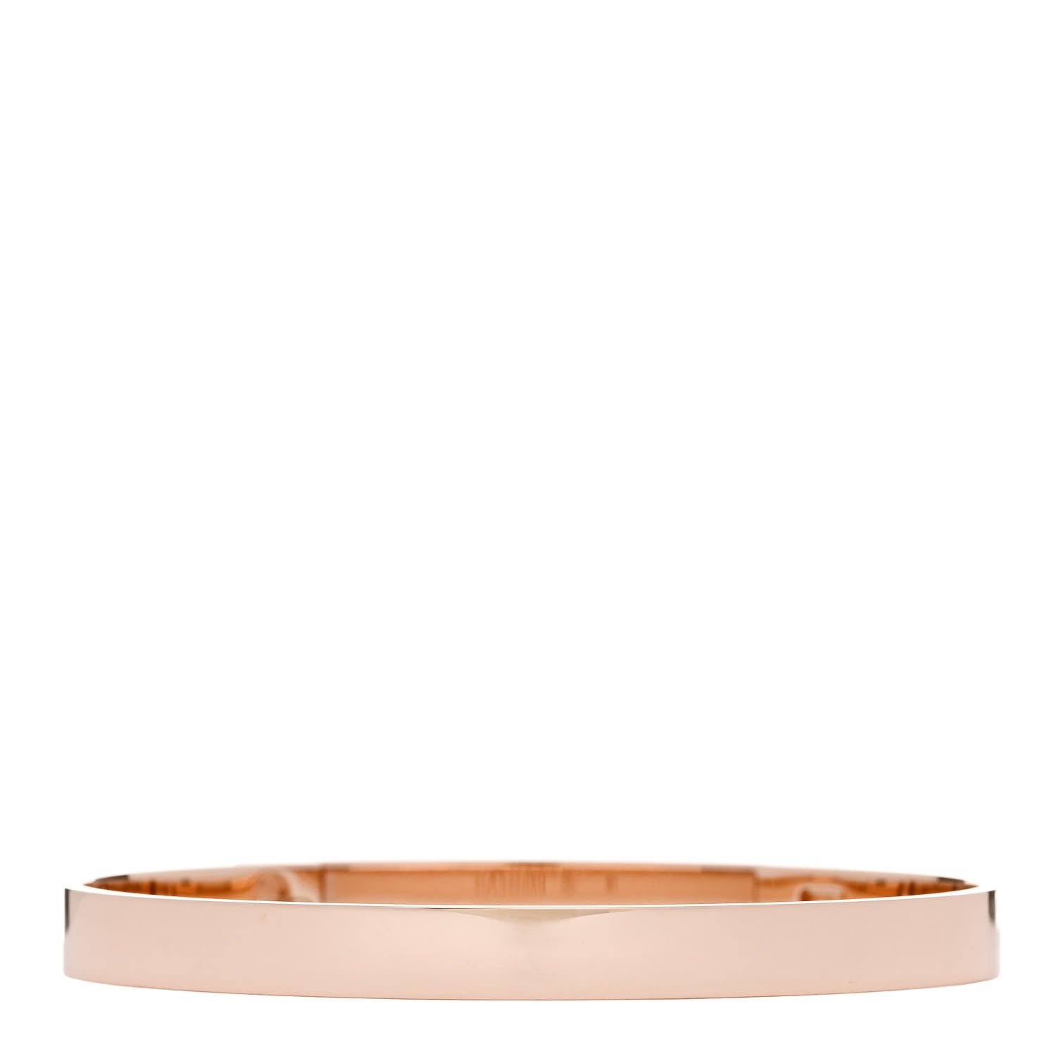 Hermes 18K Rose Gold PM Collier De Chien Bracelet LG 2 of 4