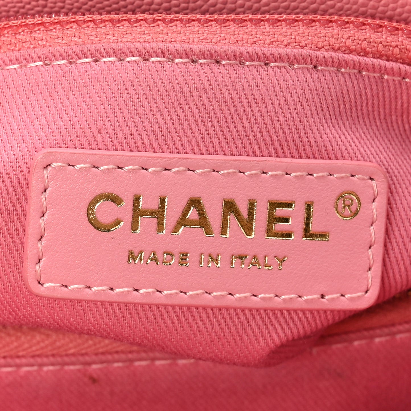 Caviar Quilted Small Coco Handle Flap Pink