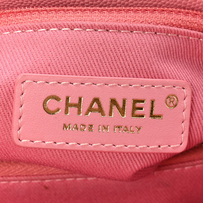 Chanel Caviar Quilted Small Coco Handle Flap Pink 6 of 9