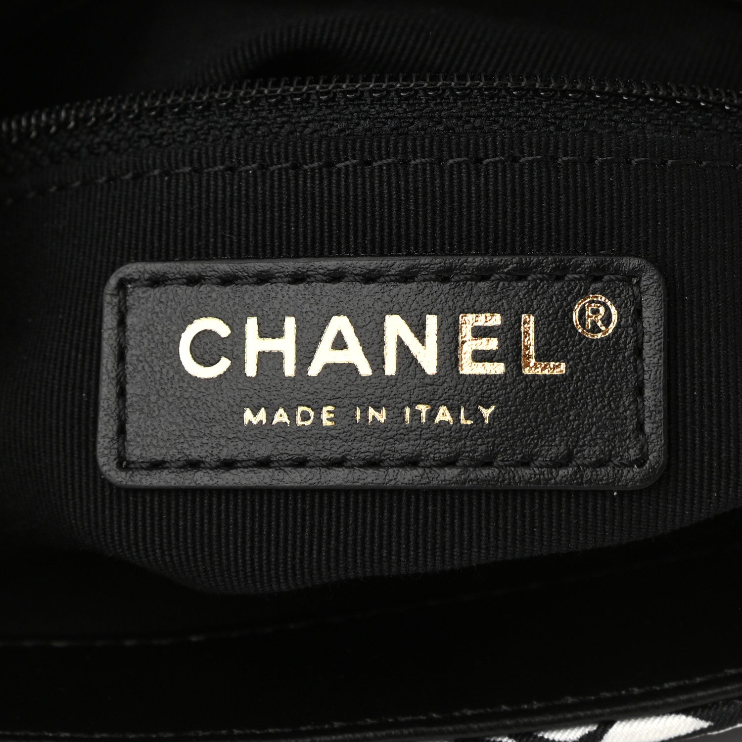 Chanel Canvas Printed Deer Coco Mini Single Flap Gray Black 6 of 11
