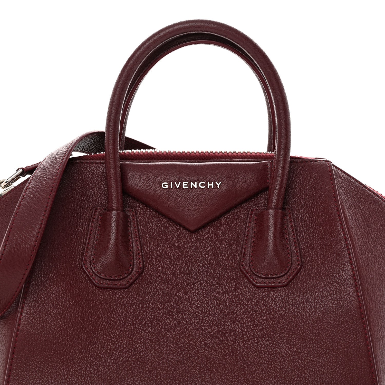 Givenchy Sugar Goatskin Small Antigona Burgundy 8 of 15