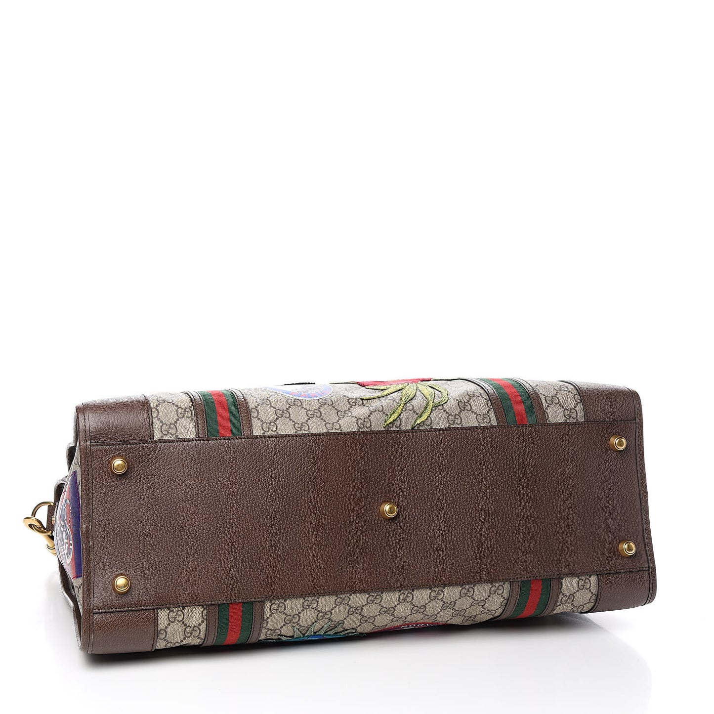 Soft GG Supreme Monogram Courrier Large Duffle Bag Beige New Acero Multicolor