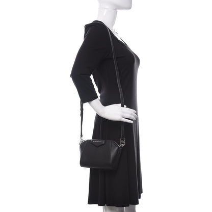 Givenchy Sugar Goatskin Nano Antigona Black 2 of 8