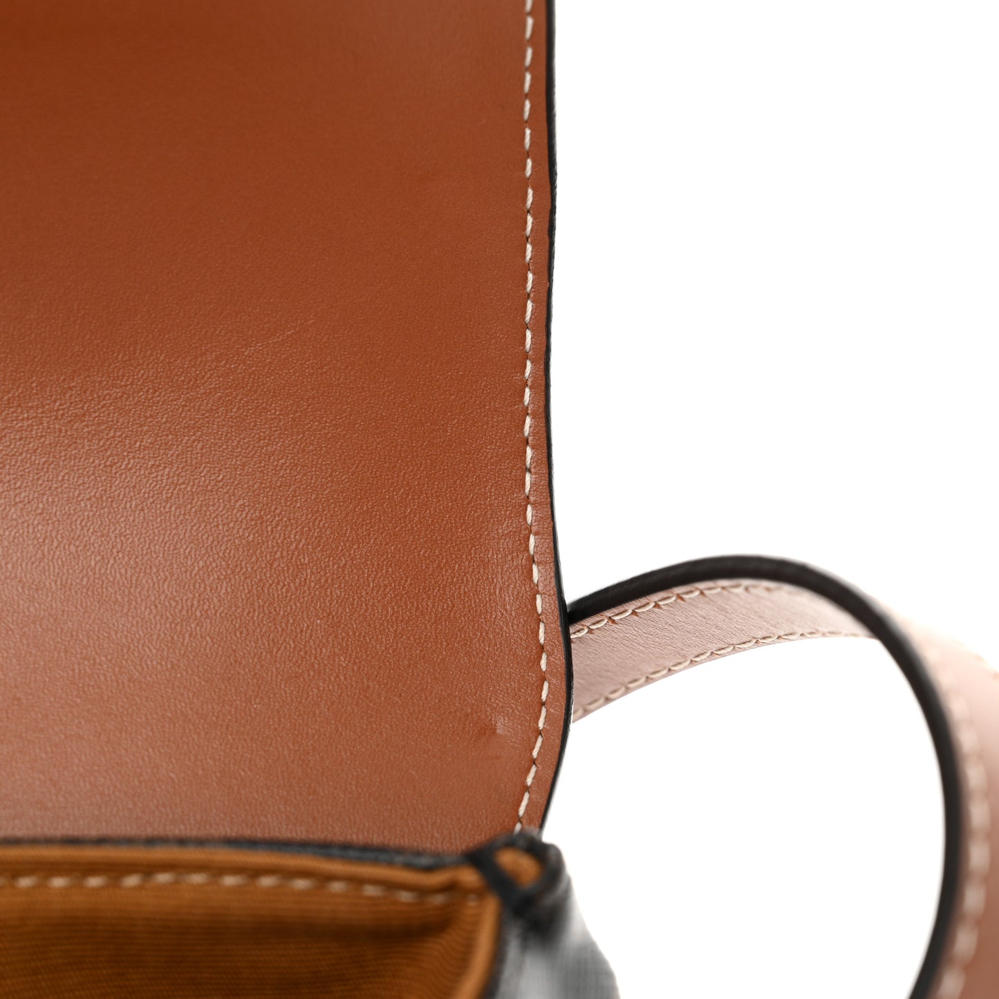 Calfskin Triomphe Besace Tan