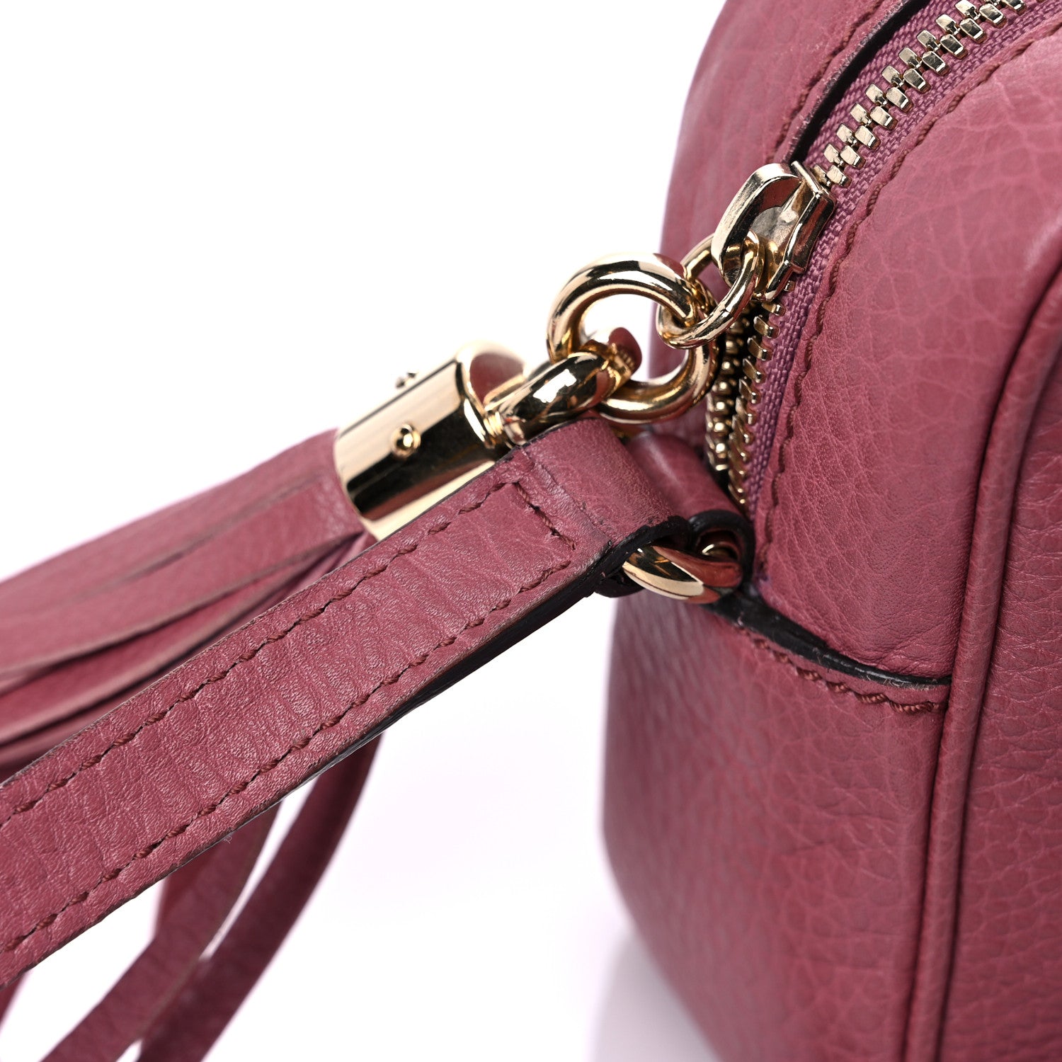 Gucci Pebbled Calfskin Small Soho Disco Bag Peonia Flower 18 of 18