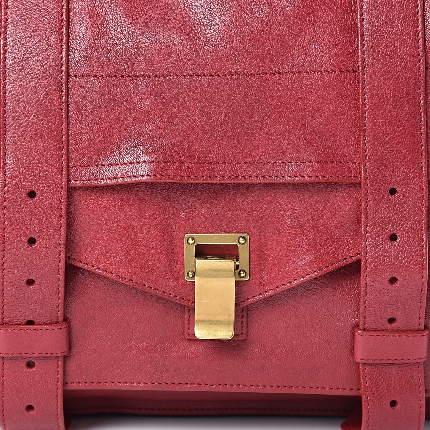 Lambskin Extra Large PS1 Satchel Chianti