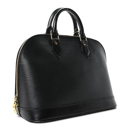 Louis Vuitton Epi Alma PM Black 3 of 9