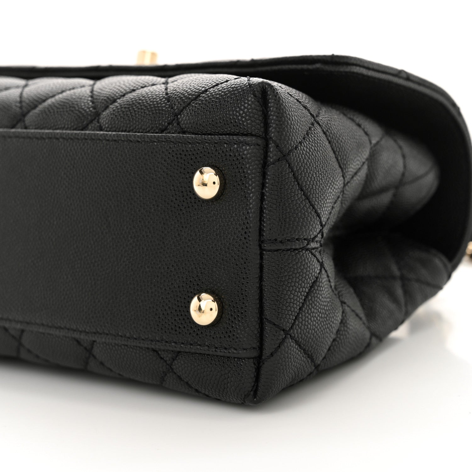 Chanel Caviar Quilted Mini Coco Handle Flap Black 10 of 11