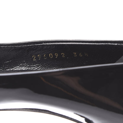 Gucci Patent Calfskin Pumps 36.5 Black 7 of 11