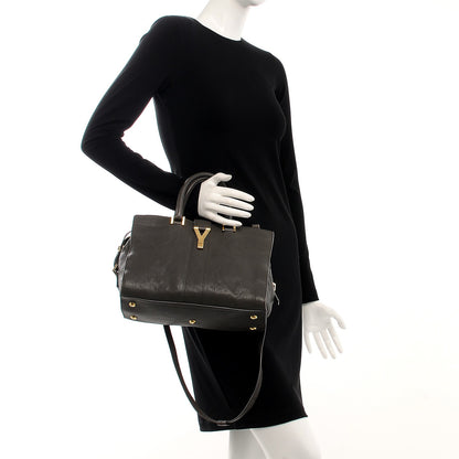 Saint Laurent Sheepskin Small Cabas ChYc Grey 3 of 15