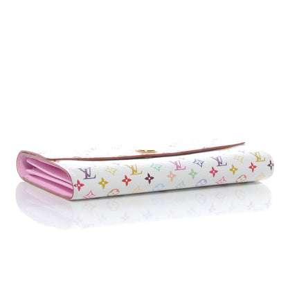 Louis Vuitton Monogram Multicolor Sarah Wallet White 4 of 8