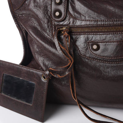 Balenciaga Chevre Classic Hardware City Chocolate 11 of 15
