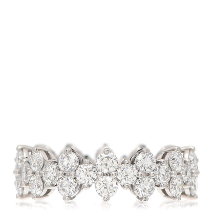 Tiffany Platinum Diamond Aria Band Ring 51 5.75 3 of 5