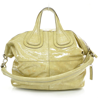 Givenchy Crinkled Patent Calfskin Nightingale Beige 4 of 9