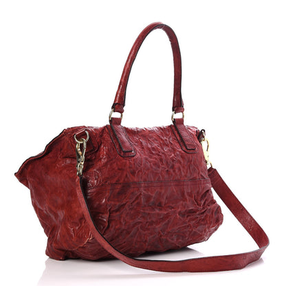 Givenchy Tumbled Sheepskin Large Pandora Red 3 of 7