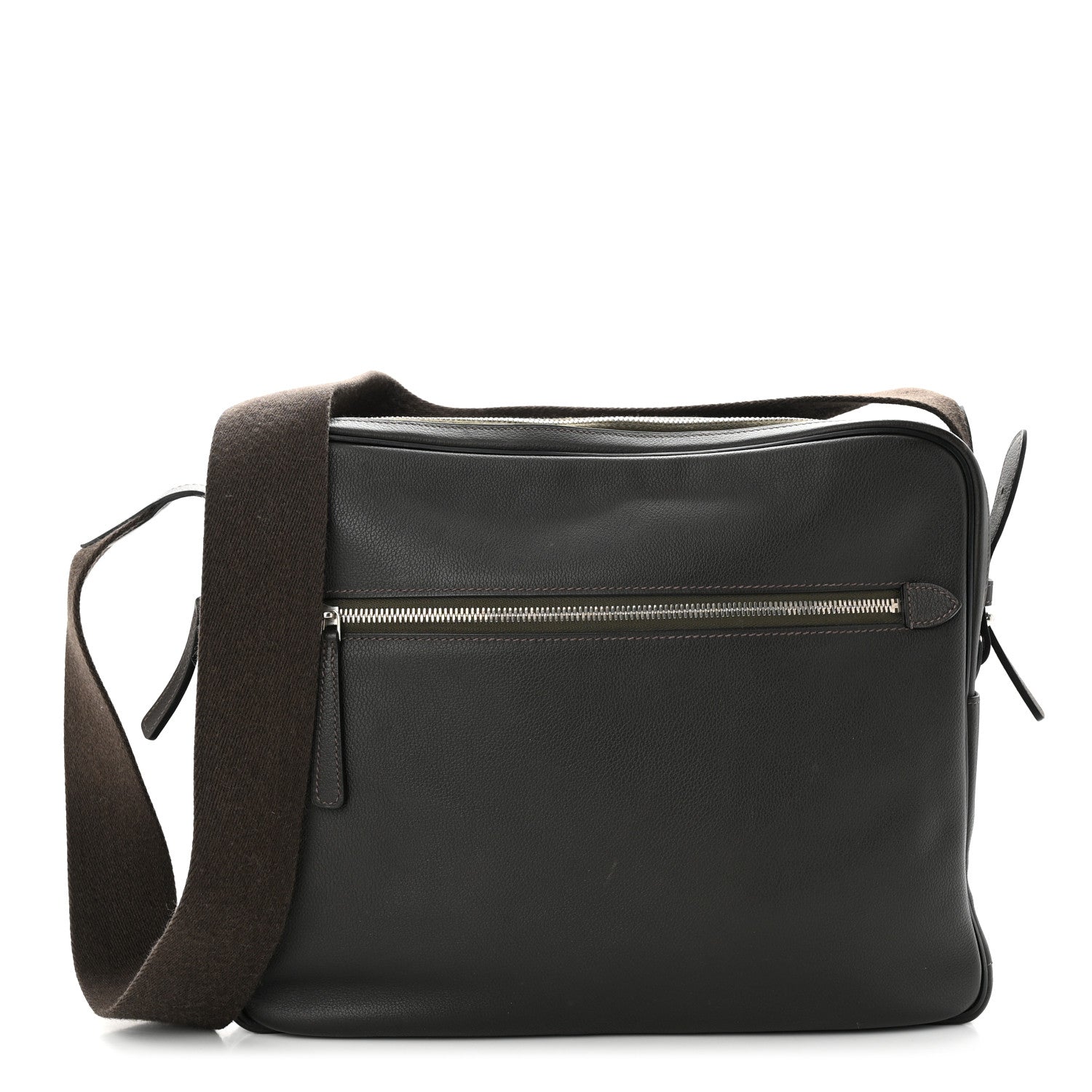 Hermes Evergrain Hebdo Reporter Document Holder Black 1 of 11
