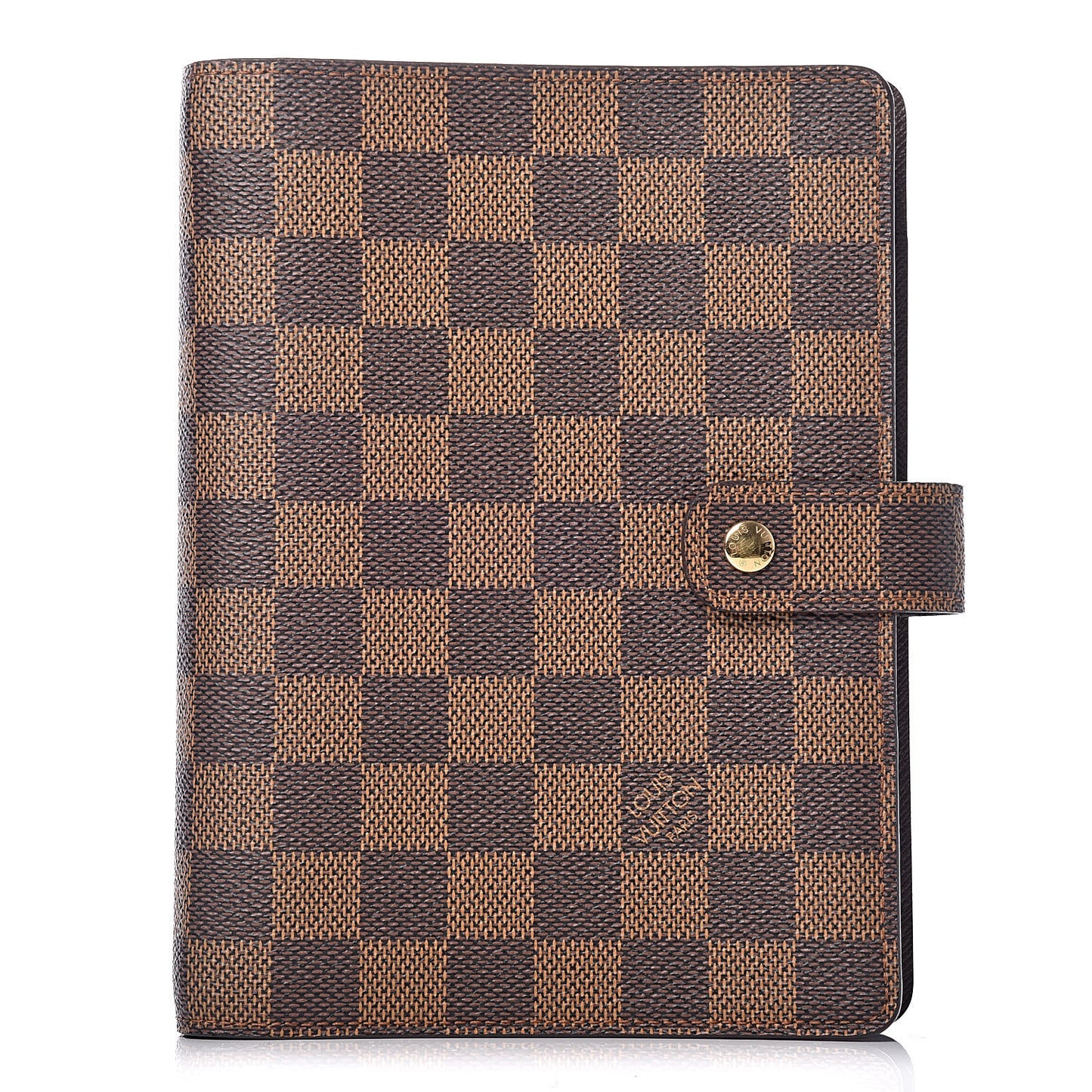 Damier Ebene Medium Ring Agenda Cover