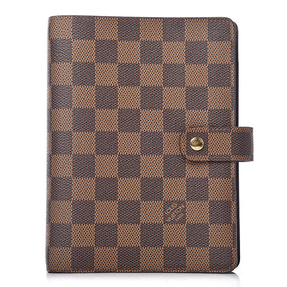 Louis Vuitton Damier Ebene Medium Ring Agenda Cover 1 of 7