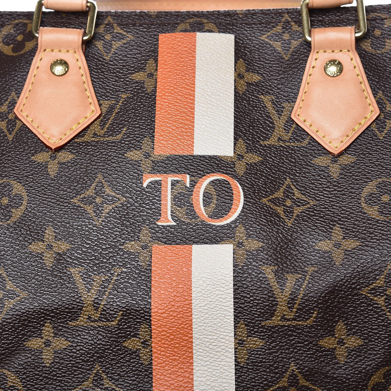 Louis Vuitton Monogram My LV Heritage Speedy Bandouliere 30 Orange White 13 of 14